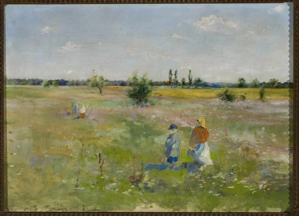 In the meadow, by Władysław Podkowiński