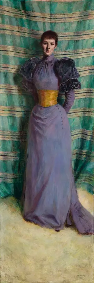 Portret Teresy z Łabędzkich Jasieńskiej, by Władysław Podkowiński