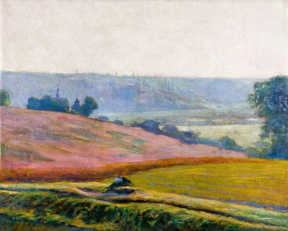 Wilczyce - pole koniczyny, by Władysław Podkowiński