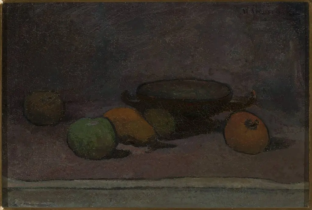 Fruits and bowl, by Władysław Ślewiński