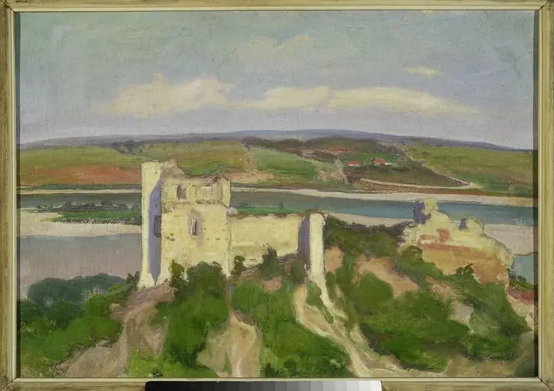 Landscape in Janowiec, by Władysław Ślewiński