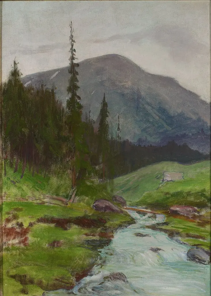 Mountain landscape, by Władysław Ślewiński