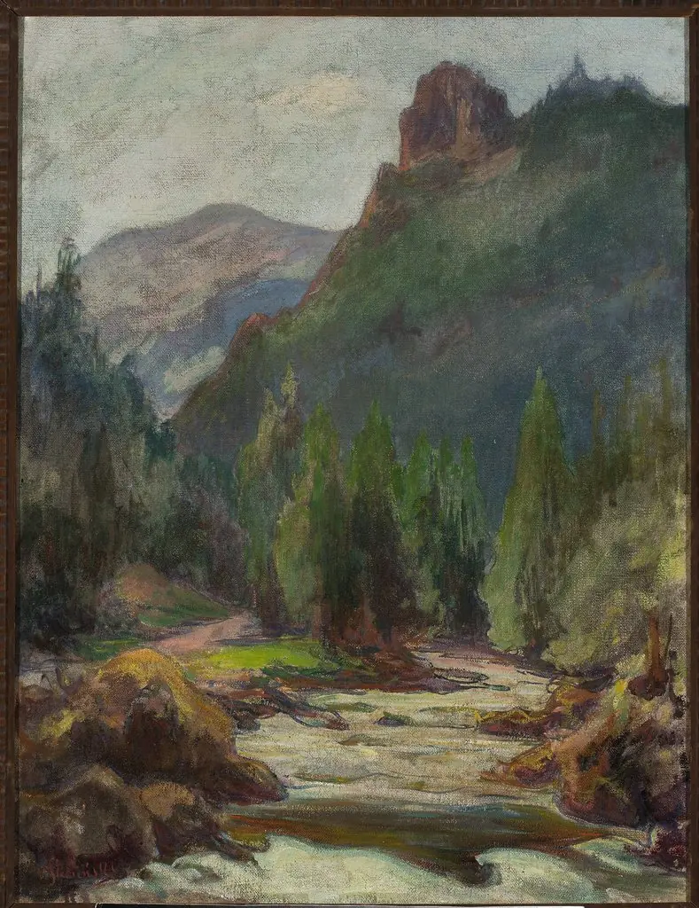 Mountain landscape, by Władysław Ślewiński