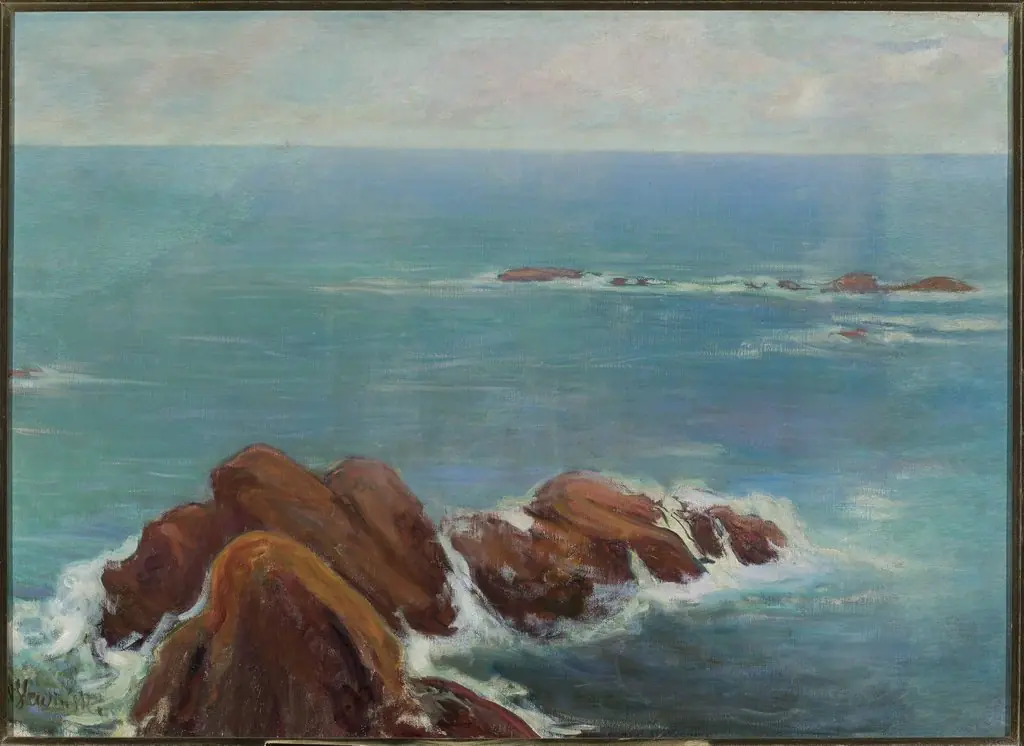 Rocks in Belle-Ille, by Władysław Ślewiński