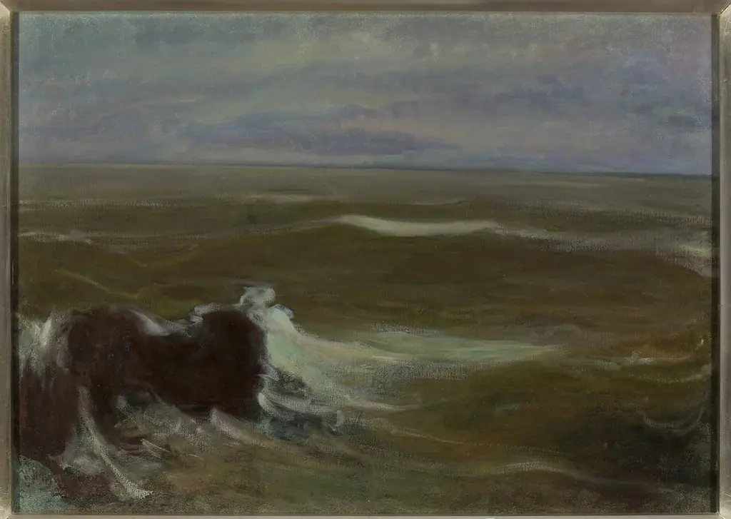 Rough sea, by Władysław Ślewiński