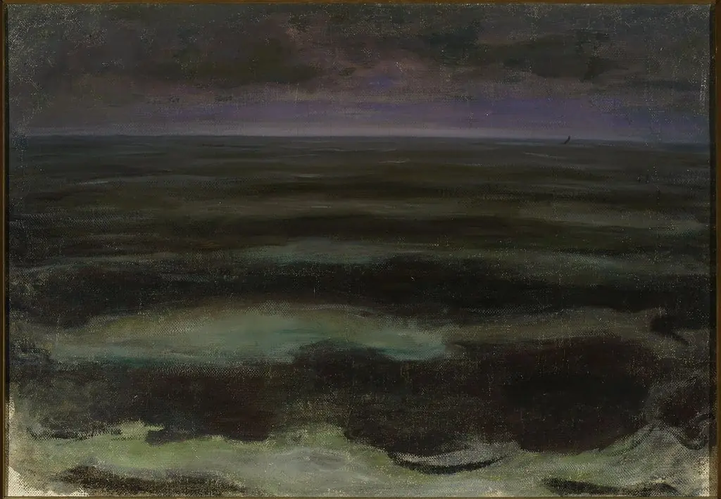 Sea at night, by Władysław Ślewiński
