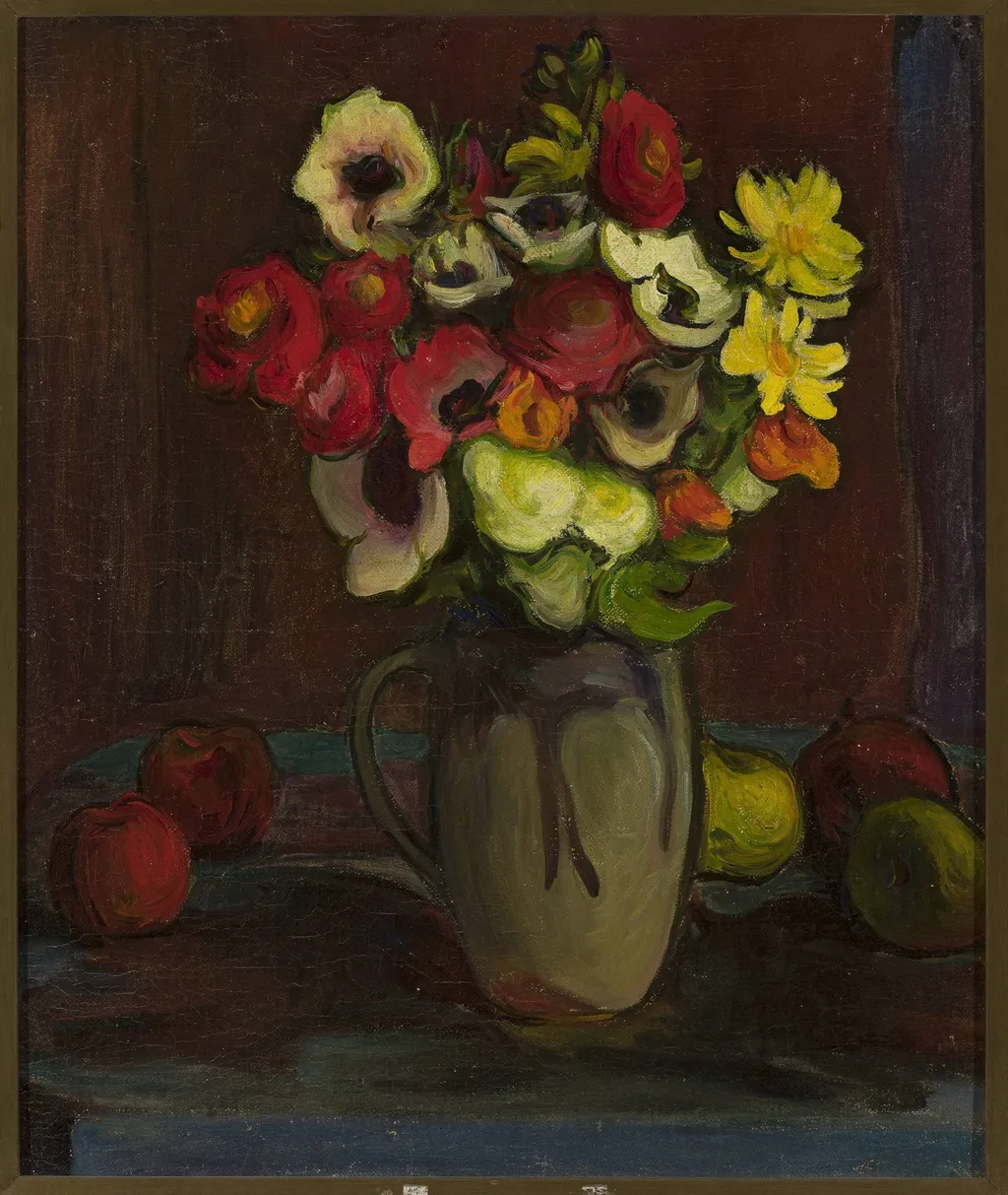 Still life, by Władysław Ślewiński, oil, 1904