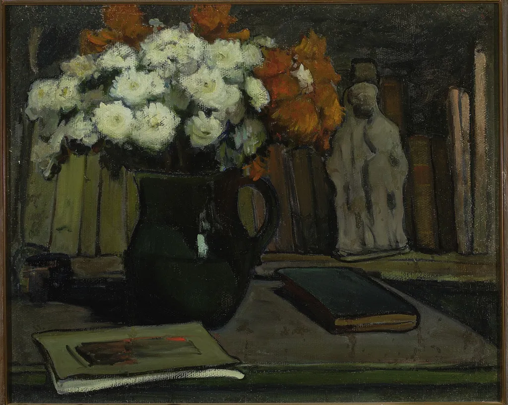 Still life, by Władysław Ślewiński, oil, 1895