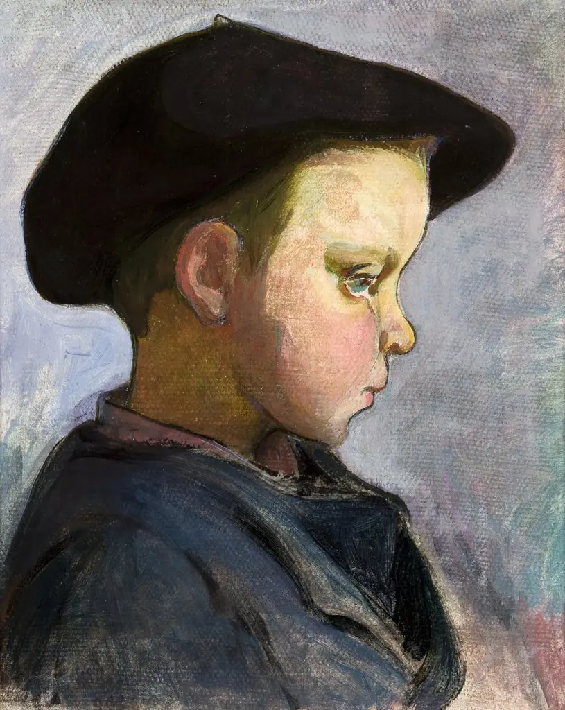Study of a Boy, by Władysław Ślewiński