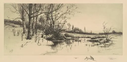Robed in a Garment of Untrodden Snow, by W.C. Bauer