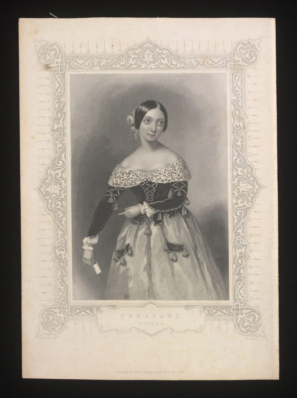 Persiani as Rosina, by W H Mote, 1844