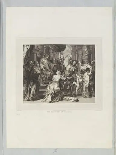 Judgment of Solomon, by W. Morrison