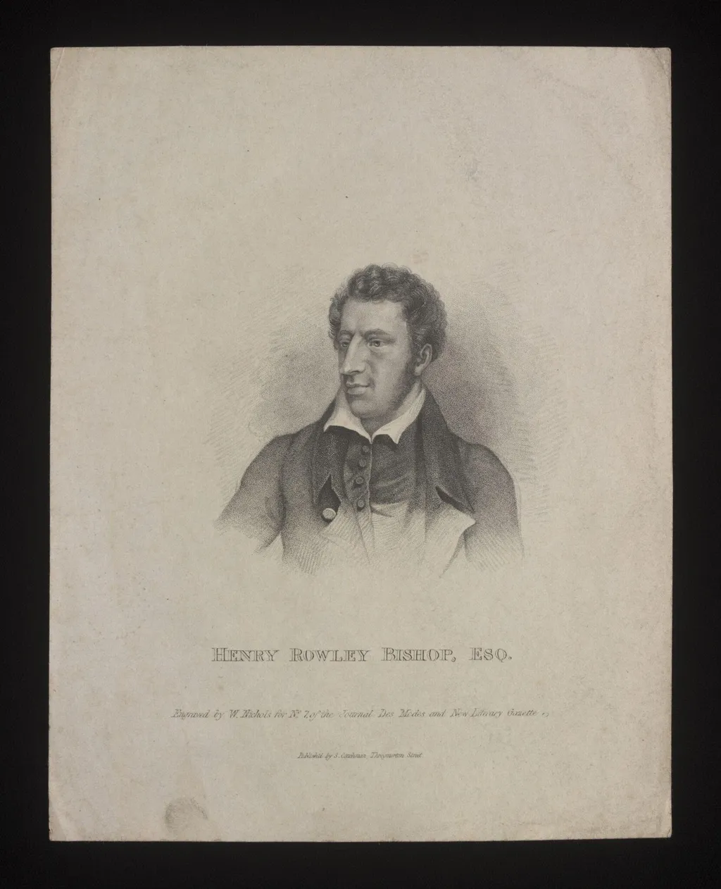 H Beard Print Collection, by W Nichols, 1815