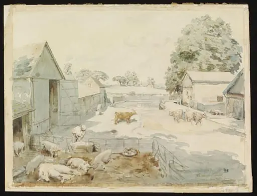 Red House Farm, Sproughton, near Ipswich, by W. Russell Reeve