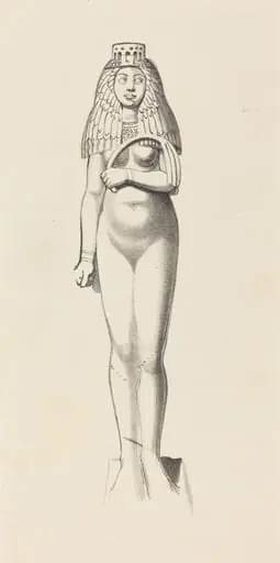 Figure of Bubaste or Isis, by W. Walton