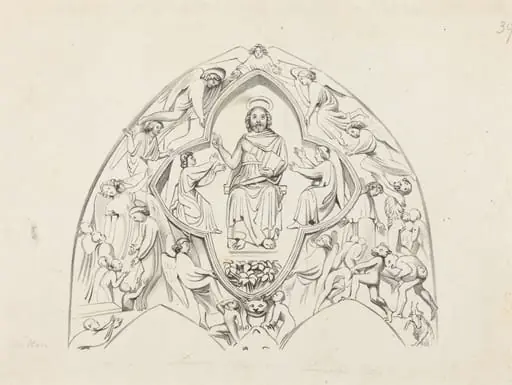 Last Judgment, Lincoln Cathedral, by W. Walton