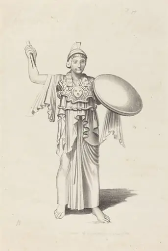 Minerva, From a Bronze by Daedalus, by W. Walton