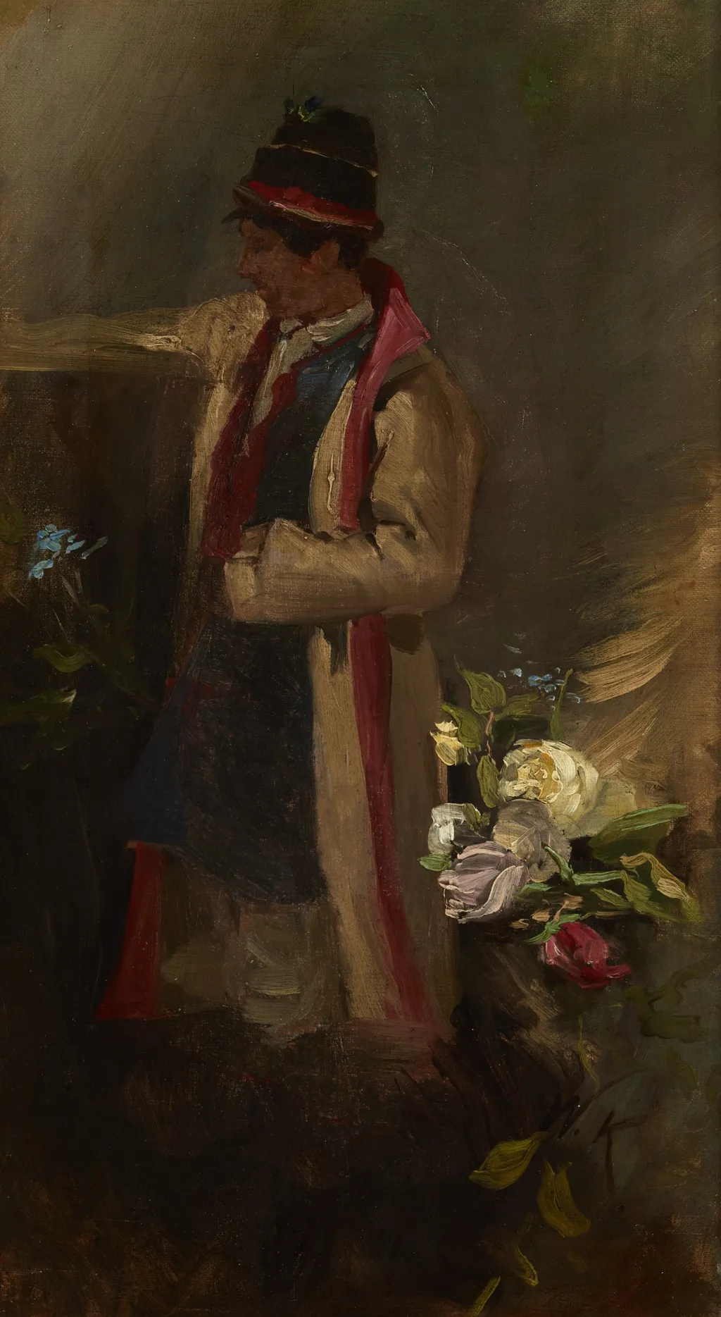 Krakovian Peasant, by Wacław Koniuszko, oil, 1887
