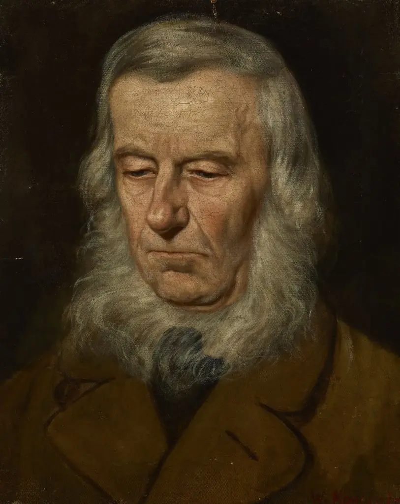 Study of the Head of an Old Man, by Wacław Koniuszko