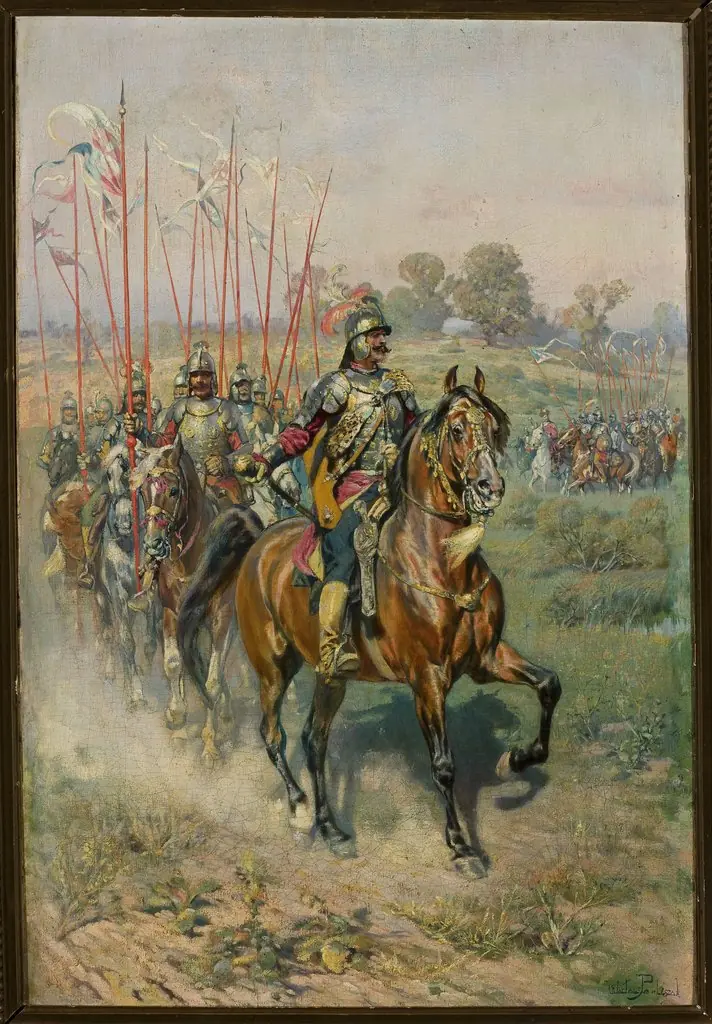Procession of hussars