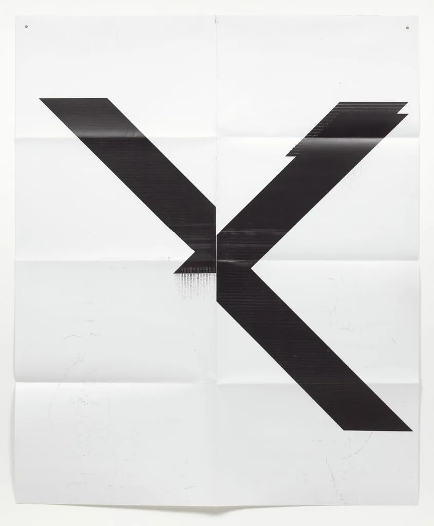 Untitled, by Wade Guyton, 2015