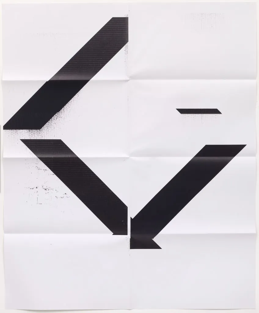 Untitled, by Wade Guyton, 2017