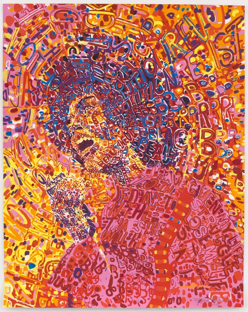 Untitled, by Wadsworth Jarrell, ink, 1972
