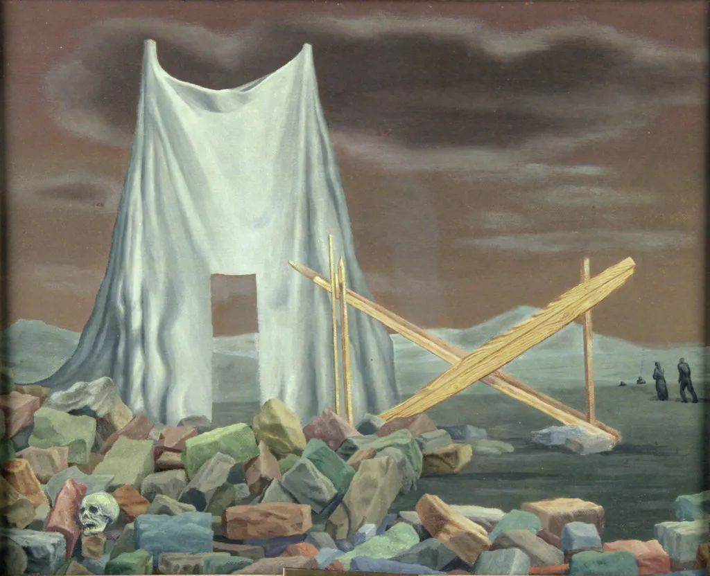 Cross and Shroud, by Waldo Glover Kaufer, unspecified, 1956