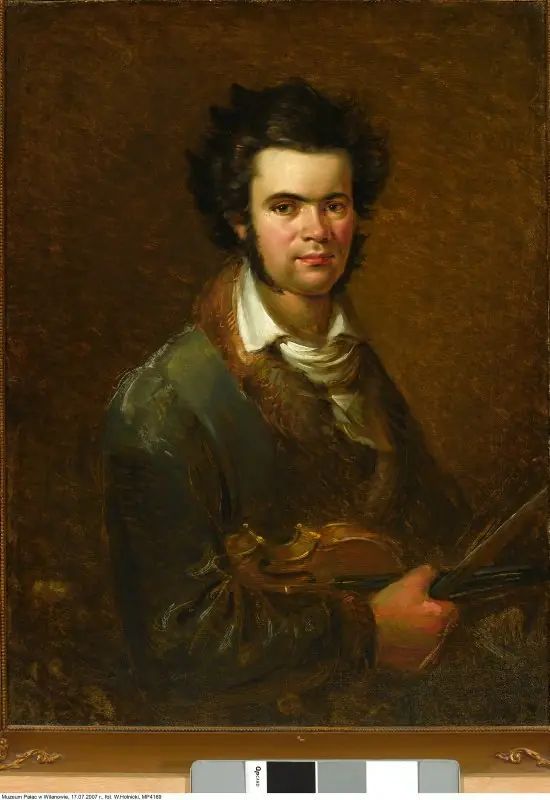 Portrait of Karol Lipiński, by Walenty Wańkowicz