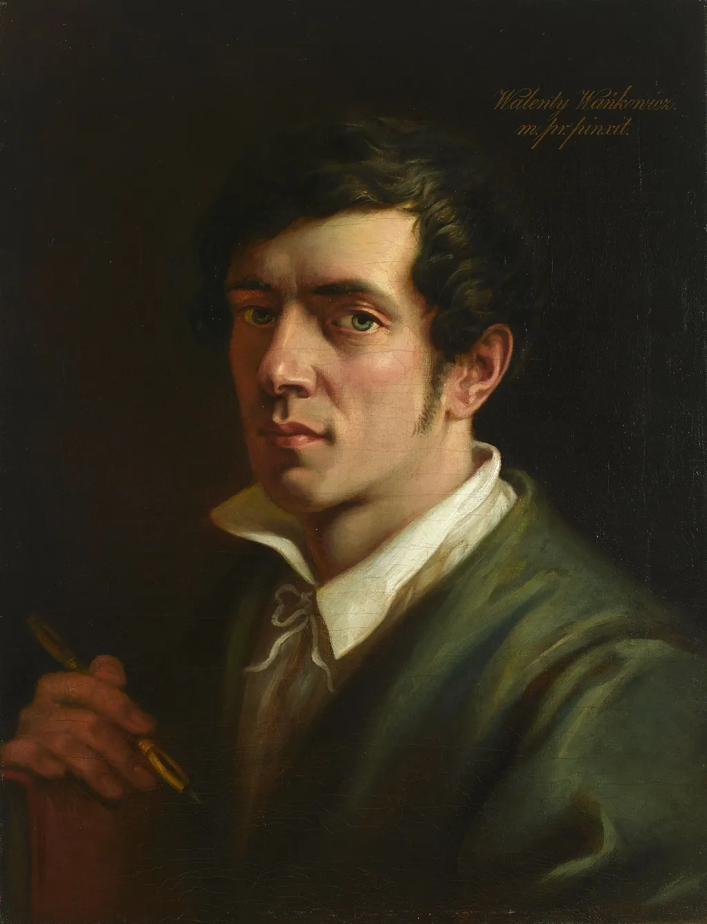Self-portrait, by Walenty Wańkowicz, oil, 1831