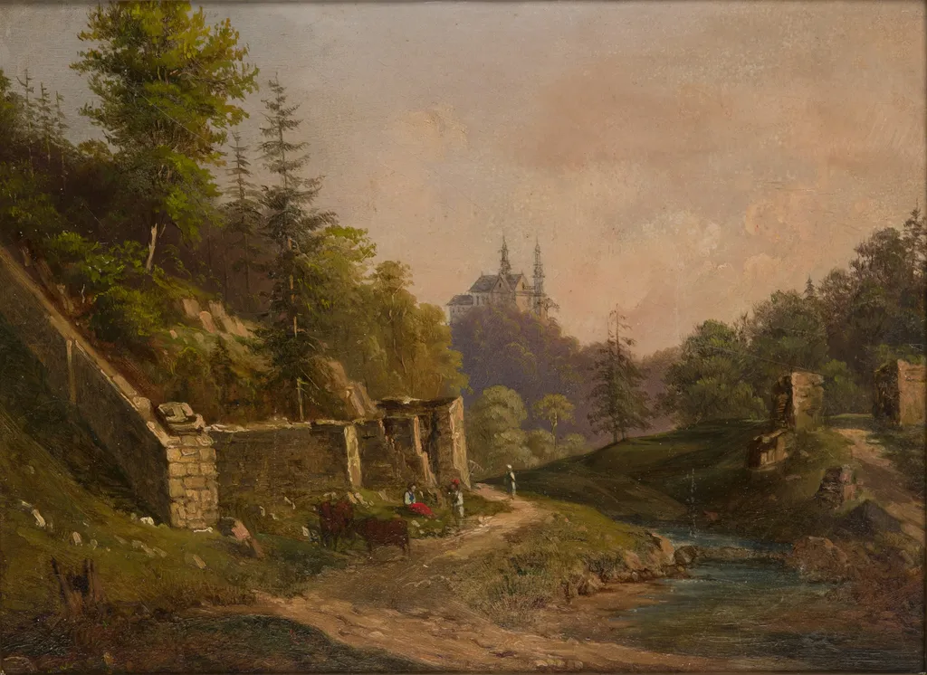 View of Czerna near Krzeszowice, by Walery Eljasz Radzikowski, unspecified, 1861