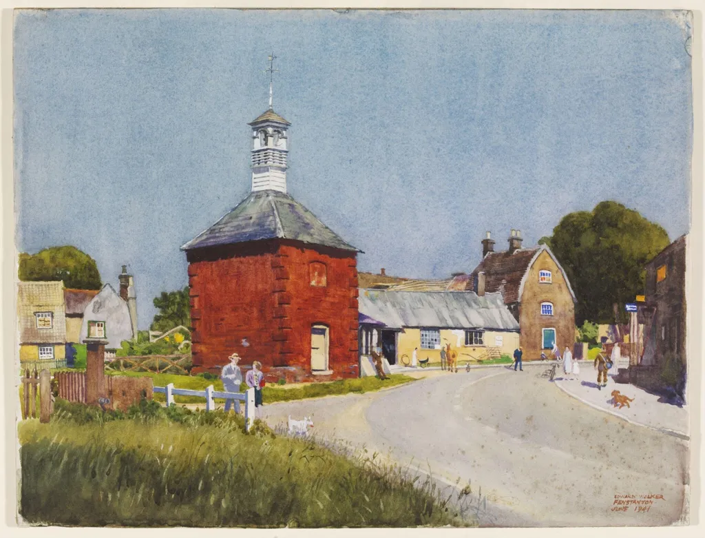 Fen Stanton, by Walker, watercolor, 1941