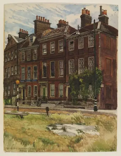 Nos 10, 11 & 12 Richmond Green, Surrey, by Walker