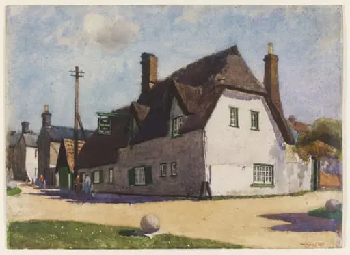 The Anchor Inn, Hemingford Grey, by Walker