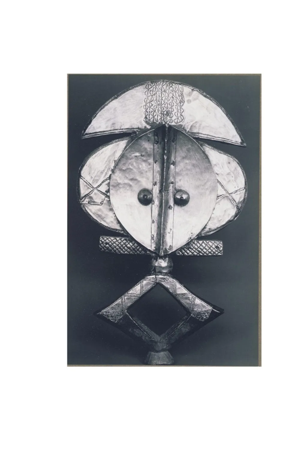 Ancestral Figure, Gabun, Ogowe River, Bakota, by Walker Evans, photographic, 1935