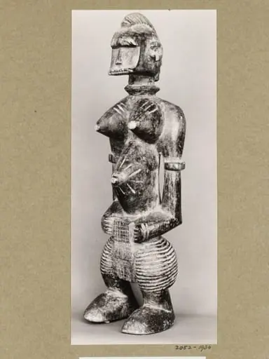 Figure of a woman. Senufo, Ivory Coast, border of Sudan., by Walker Evans