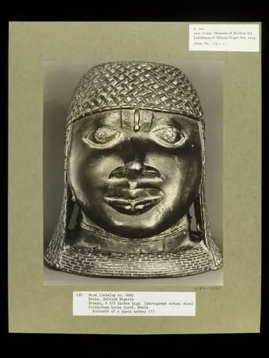 Head of a Woman, Benin, by Walker Evans