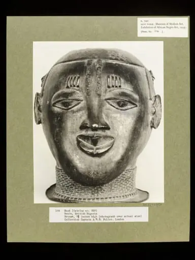 Man's Head, Benin, by Walker Evans