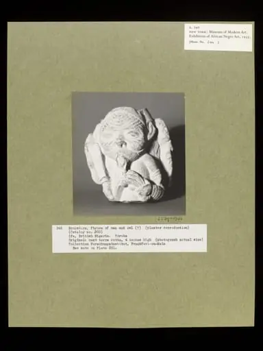 Plaster Cast of Terra Cotta Sculpture. Yoruba., by Walker Evans