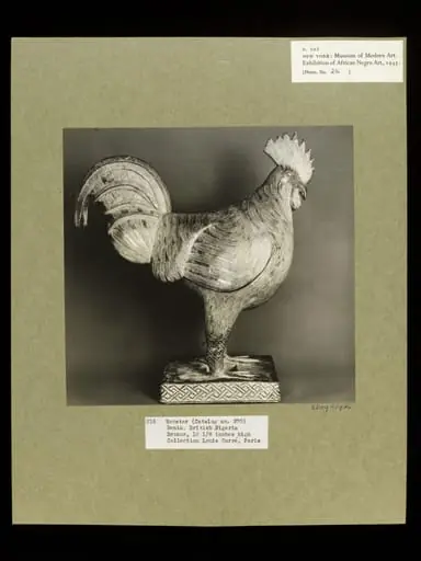 Rooster.  Benin., by Walker Evans
