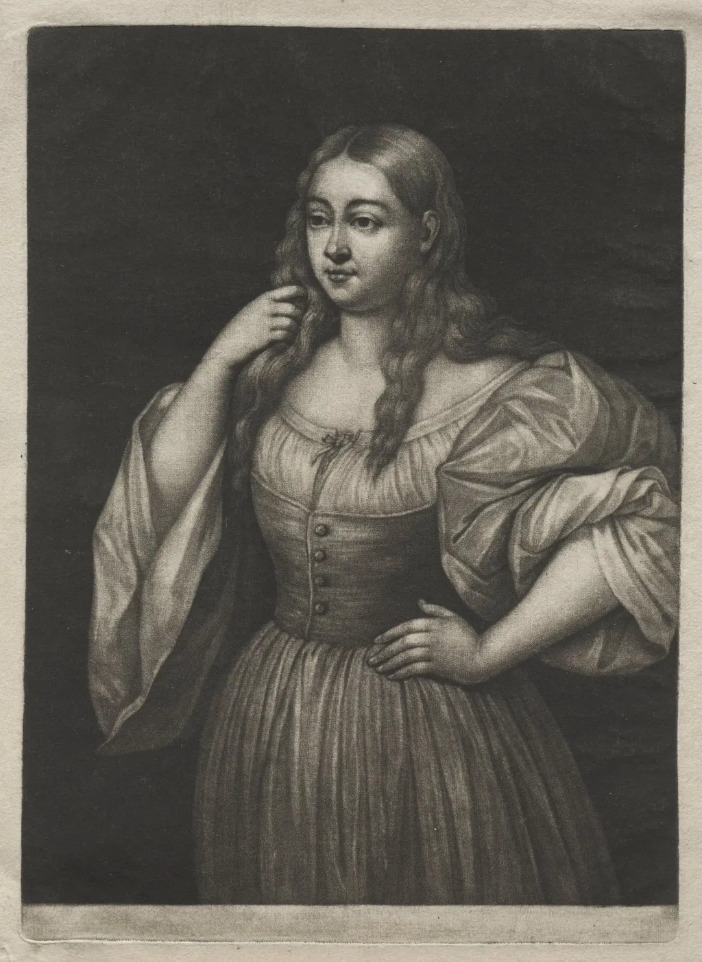Italian Girl, by Wallerant Vaillant, 1660