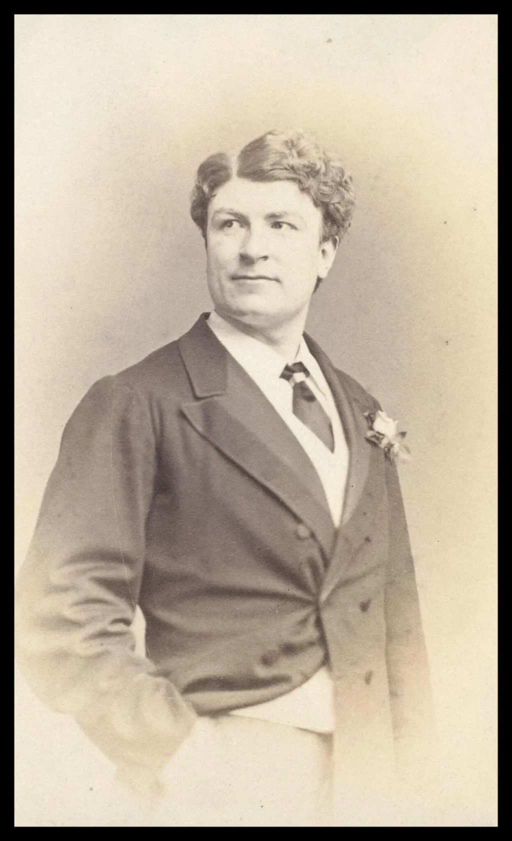 Guy Little Theatrical Photograph, by Wallich, photographic, 1850