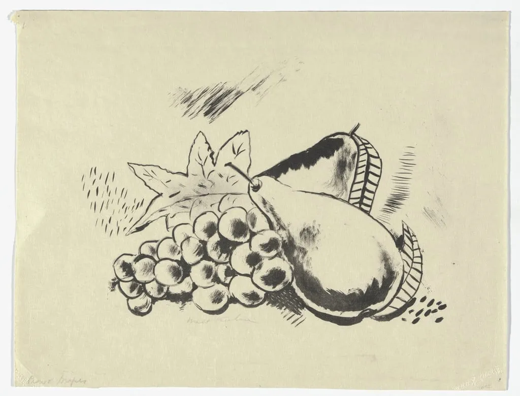 Untitled, by Walt Kuhn, ink, 1922