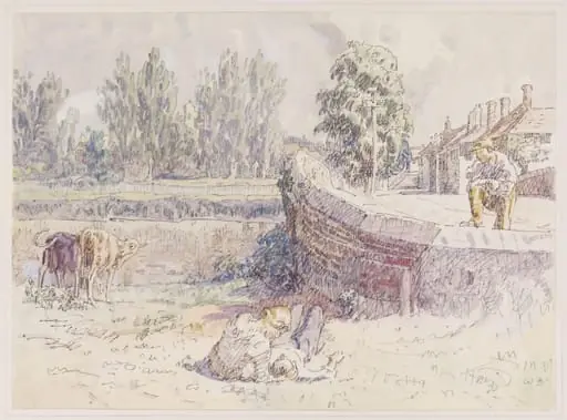Bridge over the Blackwater at Coggeshall, by Walter Bayes