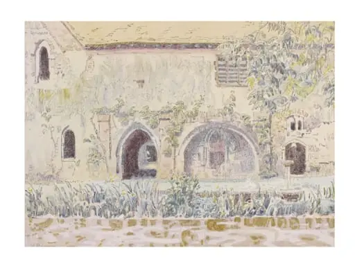 The Abbey, Little Coggeshall, by Walter Bayes