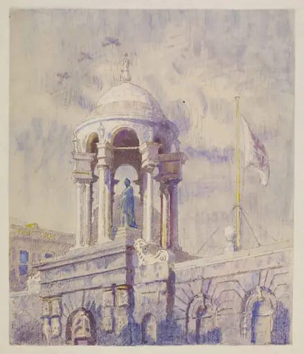 The Dome of Queen's College, Oxford, by Walter Bayes