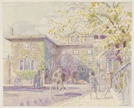 Worcester College, Oxford, by Walter Bayes