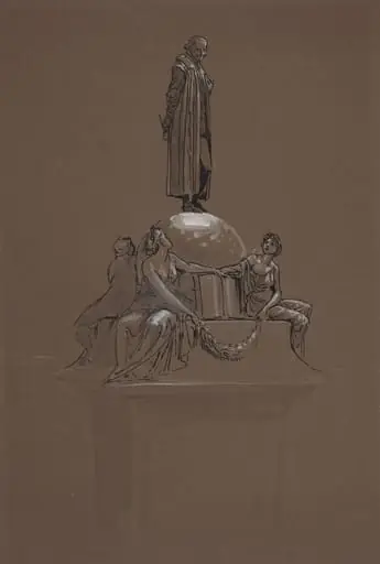 Design for a Shakespeare Memorial, by Walter Crane
