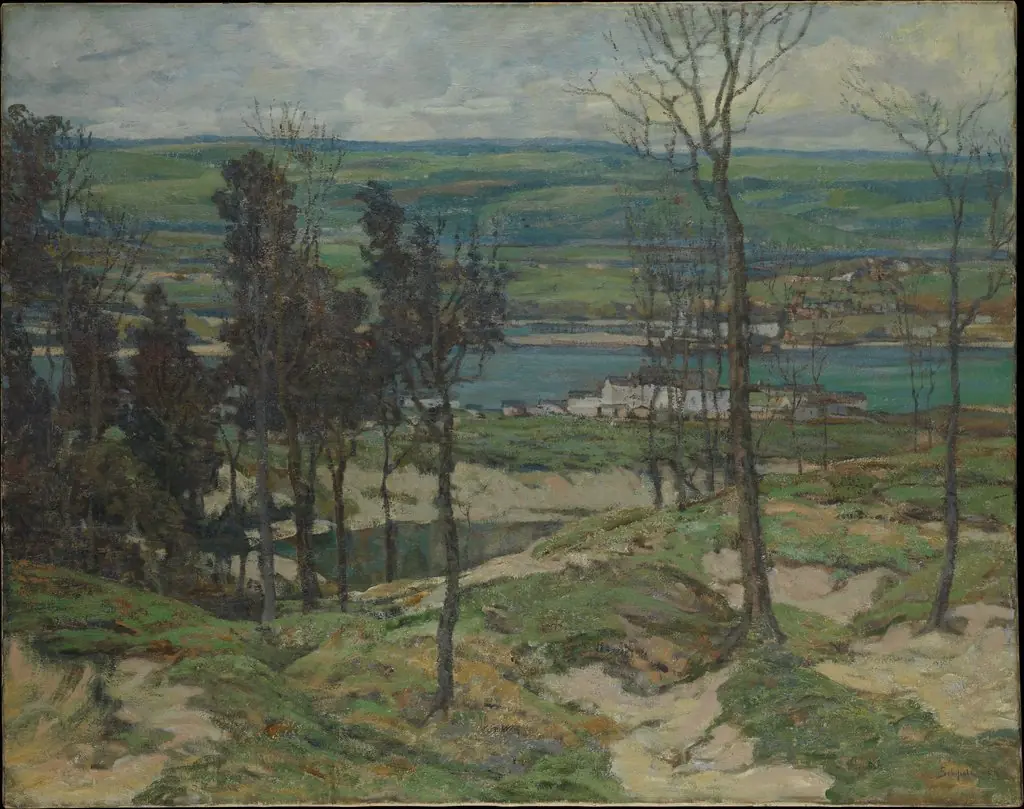 Sand Dunes near Lelant, Cornwall, England, by Walter Elmer Schofield