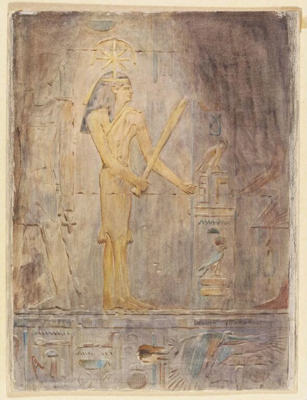Amada Nubia, by Walter Frederick Roofe Tyndale, watercolor, 1908